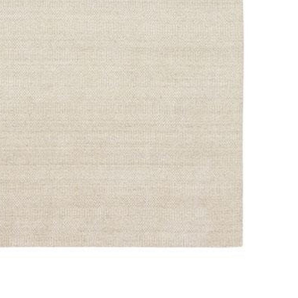 Shey 5 x 8 Area Rug Medium Hand Loomed Wool No Backing Ivory Finish By Casagear Home BM311100