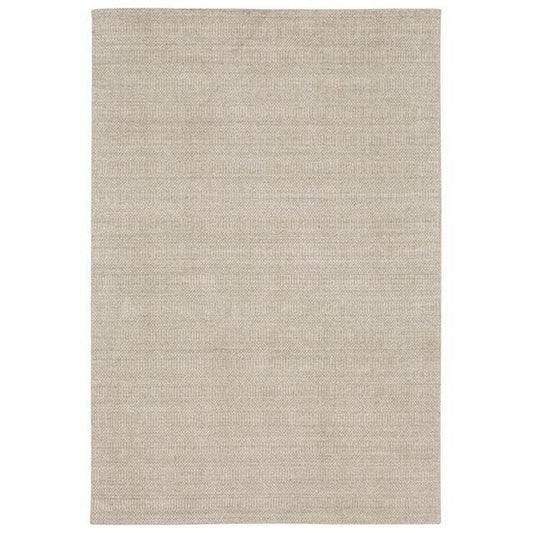 Shey 5 x 8 Area Rug, Medium, Hand Loomed Wool, No Backing, Silver Finish By Casagear Home