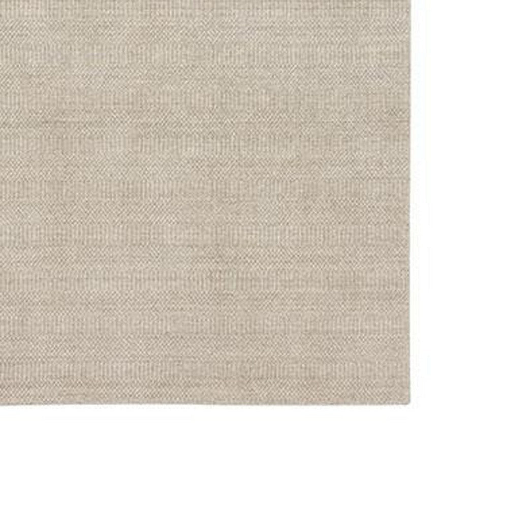 Shey 5 x 8 Area Rug Medium Hand Loomed Wool No Backing Silver Finish By Casagear Home BM311101