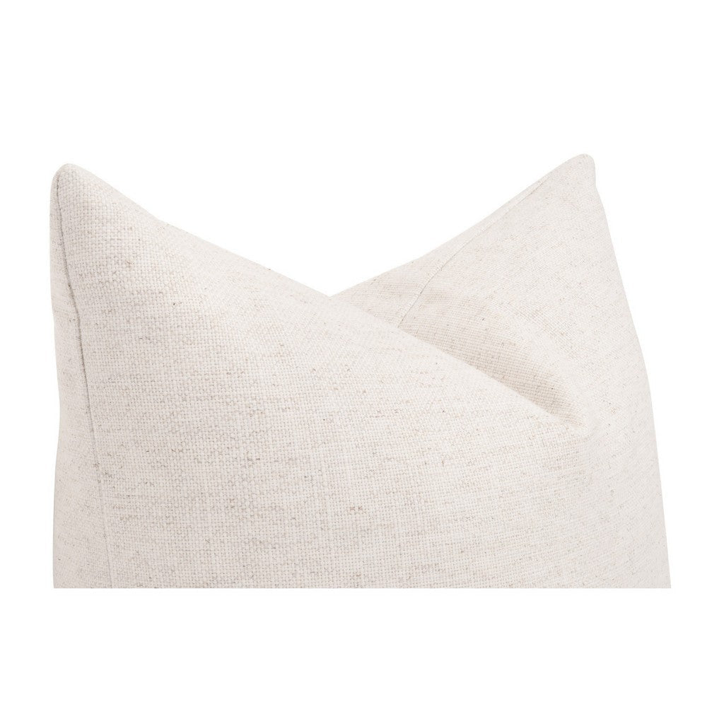 Pillows Set of 2 Sleek Edge Down Feather Fill Stain Resistant White By Casagear Home BM311367