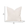 Pillows Set of 2 Sleek Edge Down Feather Fill Stain Resistant White By Casagear Home BM311367