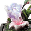 Eci 11 Inch Hummingbird Tabletop Fountain Accent Crystal LED Light Ball By Casagear Home BM311594