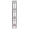 36 Inch Shelves Set of 2 3 Tier Design Iron Frame Wood Gray Finish By Casagear Home BM311673