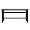 Pola 67 Inch Sofa Table Transitional Rectangular Top Gray and Brown Wood By Casagear Home BM311863