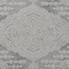 Trix 8 x 10 Large Area Rug Mandala Pattern Rectangular Gray Cotton Fiber By Casagear Home BM312324