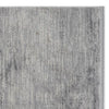 Trix 8 x 10 Large Area Rug Abstract Micro Fringe Details Gray Polyester By Casagear Home BM312325