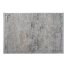 Trix 8 x 10 Large Area Rug, Abstract, Micro Fringe Details, Gray Polyester By Casagear Home