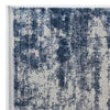 Trix 8 x 10 Large Area Rug Abstract Bohemian Gray and Blue Cotton Fiber By Casagear Home BM312327