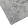 Trix 8 x 10 Large Area Rug Distressed Lattice Motif Taupe Gray Cotton By Casagear Home BM312331