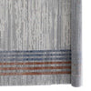 Trix 8 x 10 Large Area Rug Low Pile Red and Blue Striped Gray Cotton By Casagear Home BM312334