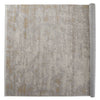 Trix 8 x 10 Large Area Rug, Distressed Abstract, Low Pile, Gray Cotton By Casagear Home