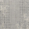 Trix 8 x 10 Large Area Rug Distressed Design Gray Cream and Blue Cotton By Casagear Home BM312337