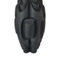 Helly 28 Inch Decorative Vase Intricate Inset Details Modern Black Resin By Casagear Home BM312550