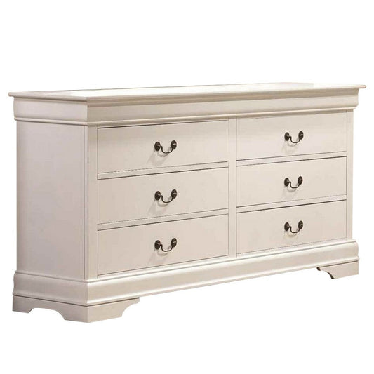 Luscious Traditional Dresser In Wood, White By Casagear Home