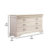 Luscious Traditional Dresser In Wood White By Casagear Home CCA-204693