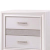 Wooden Nightstand with Hidden Jewelry Tray White CCA-205112