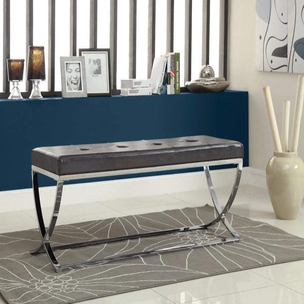 Stylishly Compelling Bench, Black