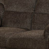 Transitional Chenille Fabric & Wood Loveseat With Cushioned Armrests Brown By Casagear Home CCA-506572