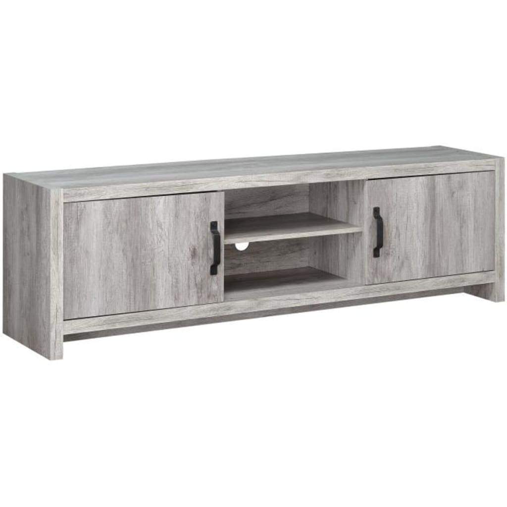 Marvelous driftwood tv console Grey CCA-701025