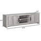 Marvelous driftwood tv console Grey CCA-701025