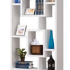 Fantastic Geometric Cubed Rectangular Bookcase White CCA-800157