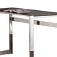 Elegantly Charmed Metal Writing Desk Silver CCA-800746