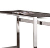 Elegantly Charmed Metal Writing Desk Silver CCA-800746