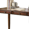 Transitional 2 Piece Wooden Desk Set Brown CCA-800778