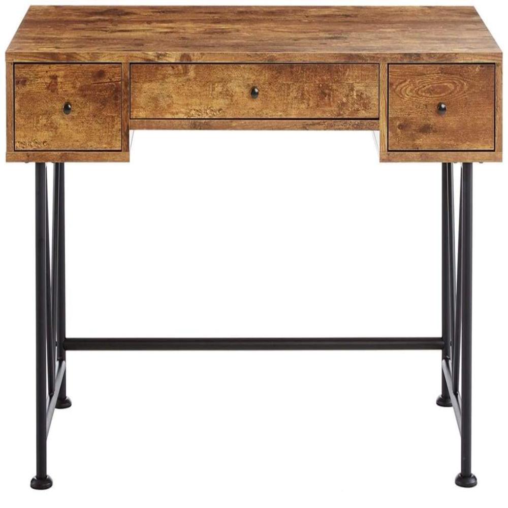 Chic Atelier Writing Desk-3 Drawer Antique Brown CCA-801541