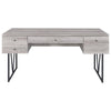 Chic Atelier Writing Desk-4 Drawer Driftwood Gray CCA-801999