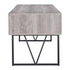 Chic Atelier Writing Desk-4 Drawer Driftwood Gray CCA-801999