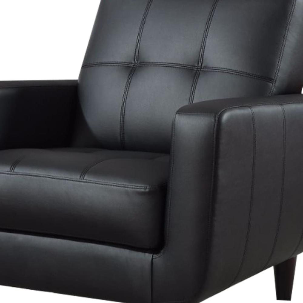 High-toned Accent Chair Black CCA-900204