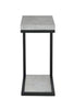 Industrial Faux Cement Designed Snack Table Gray And Black By Coaster CCA-902933