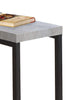 Industrial Faux Cement Designed Snack Table Gray And Black By Coaster CCA-902933