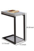 Industrial Faux Cement Designed Snack Table Gray And Black By Coaster CCA-902933