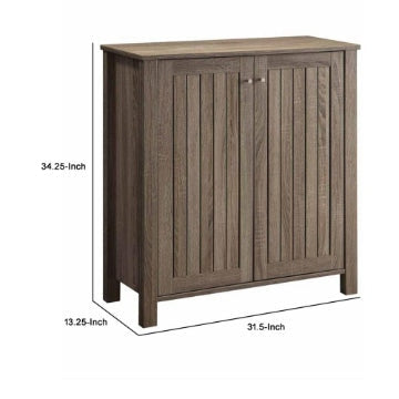 Sophisticated Wooden Shoe Cabinet Gray By Coaster CCA-950551