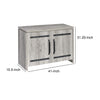 Spacious Wooden Accent Cabinet Gray By Coaster CCA-950785