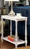 Deering Transitional Side Table, White Finish By Casagear Home