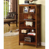 Valencia I Traditional Media Shelf, Antique Oak By Casagear Home