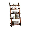 Lugo Transitional Style Ladder Shelf, Antique Oak Finish By Casagear Home