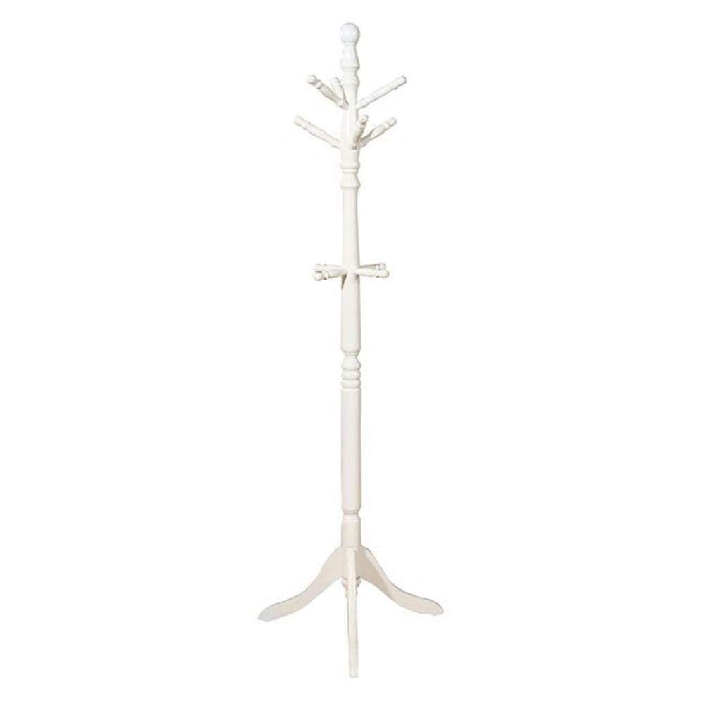 Prismo Transitional Style Coatrack, White By Casagear Home