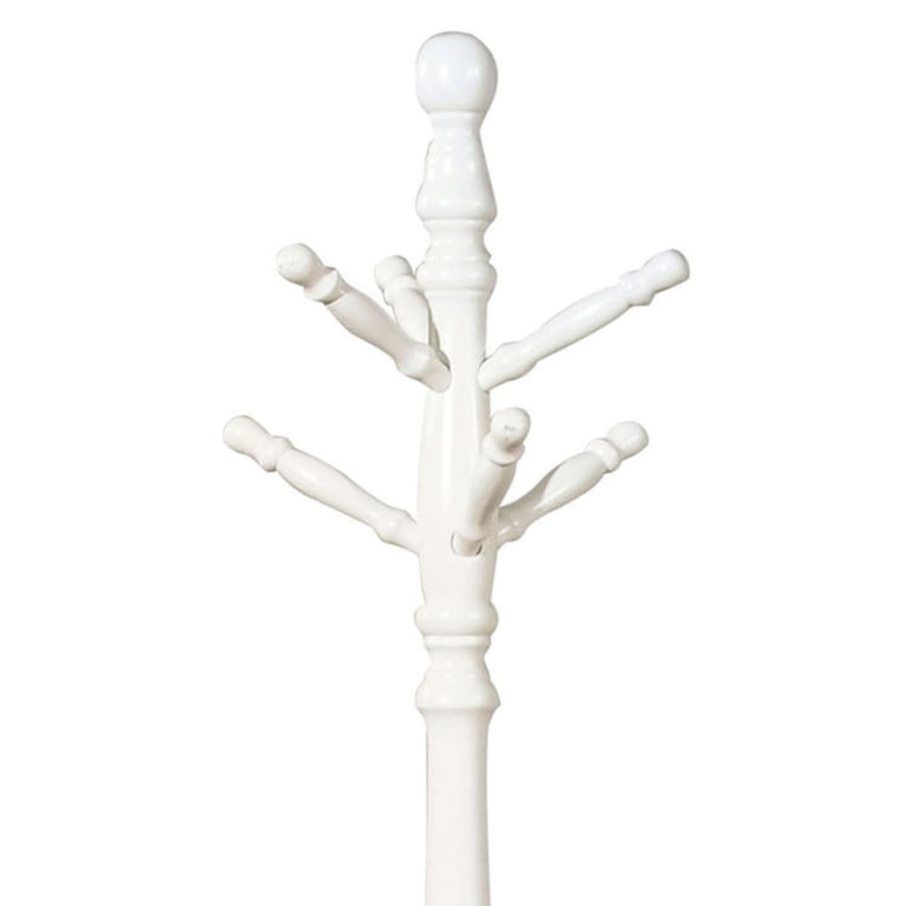 Prismo Transitional Style Coatrack White By Casagear Home FOA-CM-AC6941WH