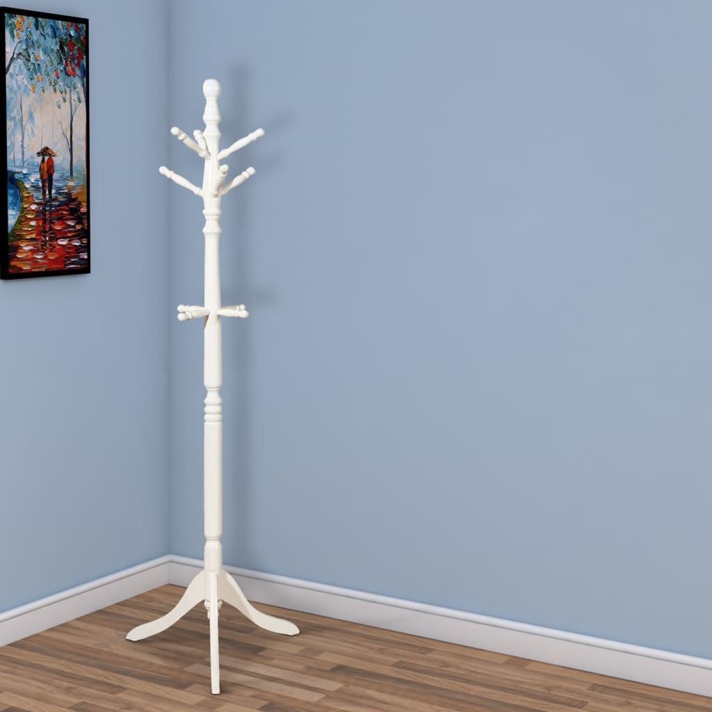 Prismo Transitional Style Coatrack, White By Casagear Home