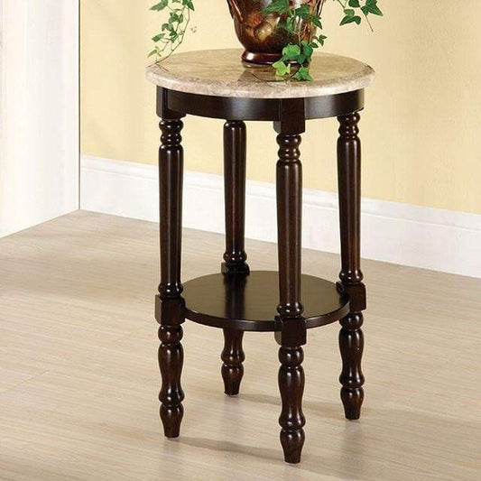 Santa Clarita Traditional Plant Stand , Dark Cherry By Casagear Home