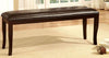 Woodside Ii Transitional Bench,  Espresso By Casagear Home