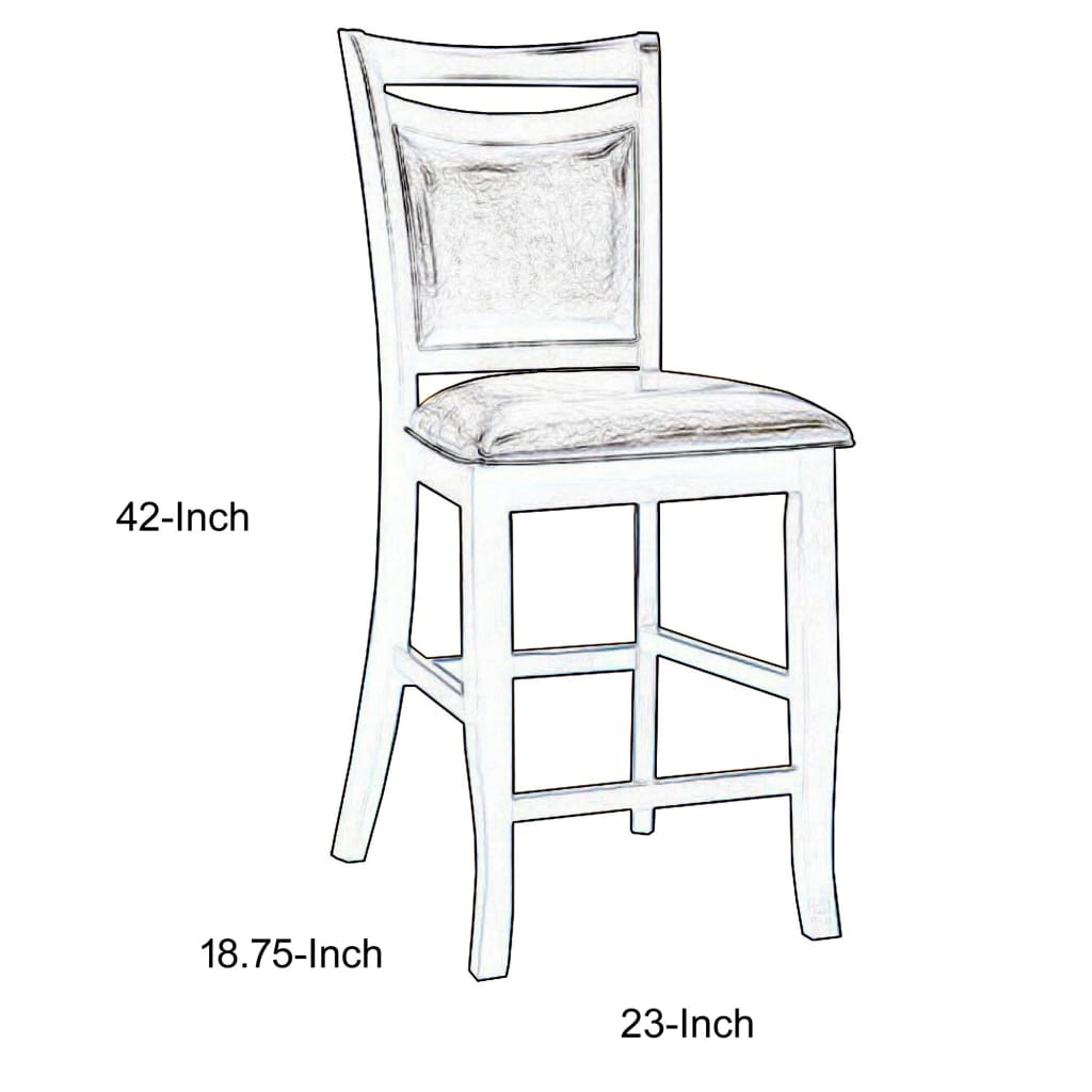 Woodside II Transitional Counter Height Chair Set Of 2-CM3024PC-2PK FOA-CM3024PC-2PK