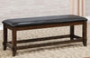 Meagan I Transitional Style Bench Brown Cherry By Casagear Home FOA-CM3152BN