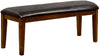 Hillsview I Transitional Style Bench , Brown Cherry By Casagear Home