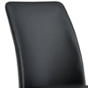 Leatherette Upholstered Side Chair with U-Shape Cantilever Base Pack Of 2,Black By Casagear Home FOA-CM3918SC-2PK