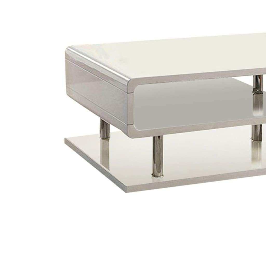 Ninove I Contemporary Style Coffee Table White FOA-CM4057C